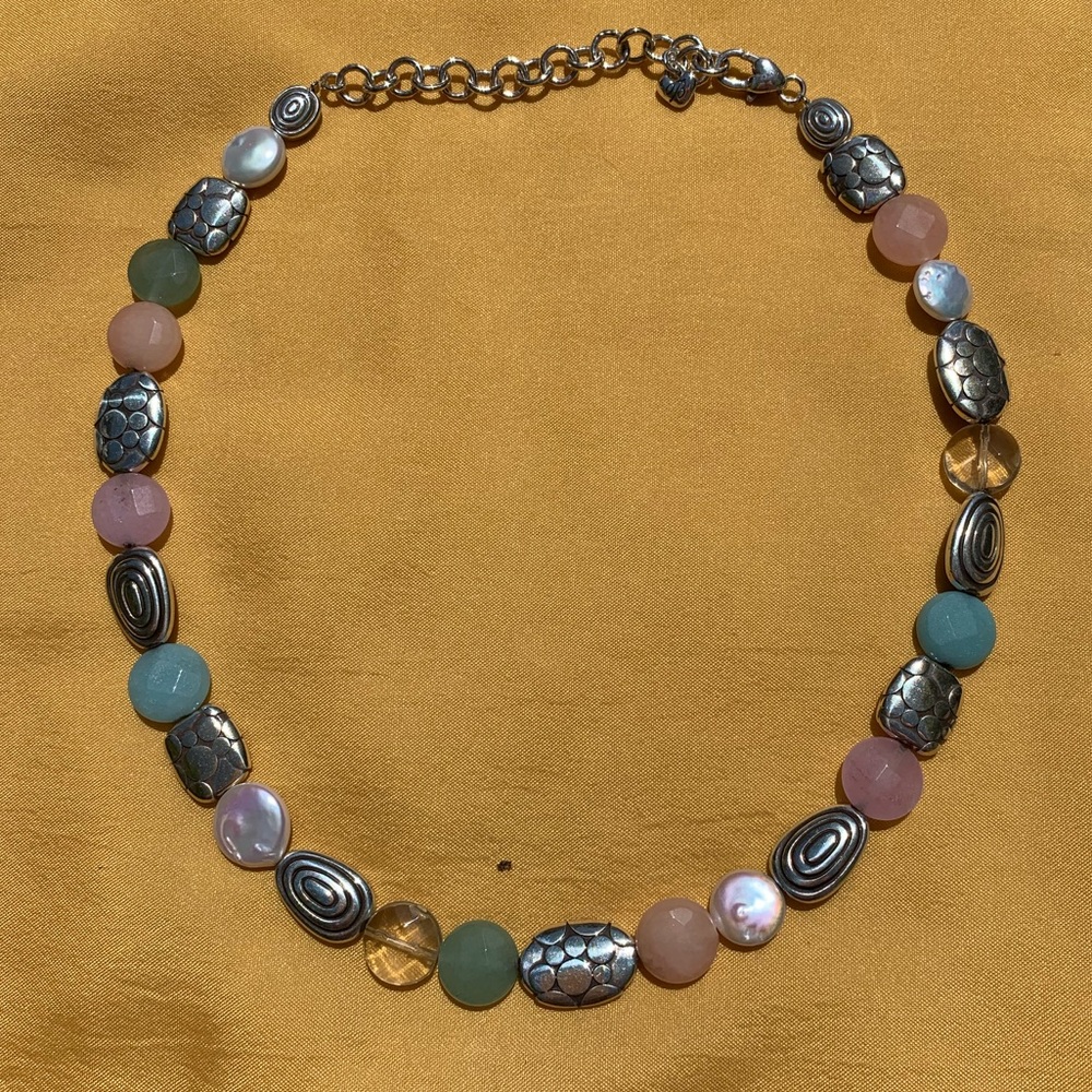 Brighton sterling silver multi-stone necklace